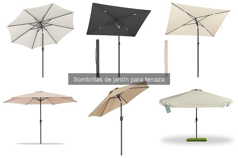 ¿Qué tamaño de sombrilla de jardín necesito para mi terraza?