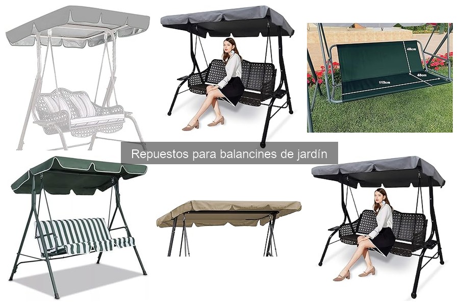 Repuestos imprescindibles para balancines de jardín