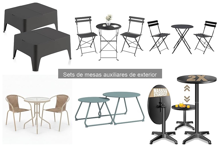 Soluciona problemas comunes con mesas auxiliares de exterior
