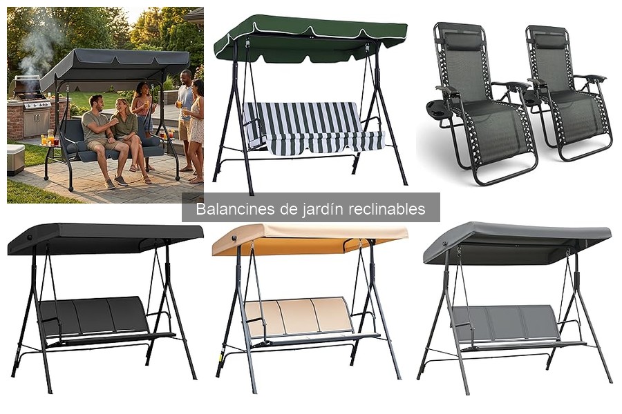 Soluciona problemas frecuentes de balancines de jardín reclinables