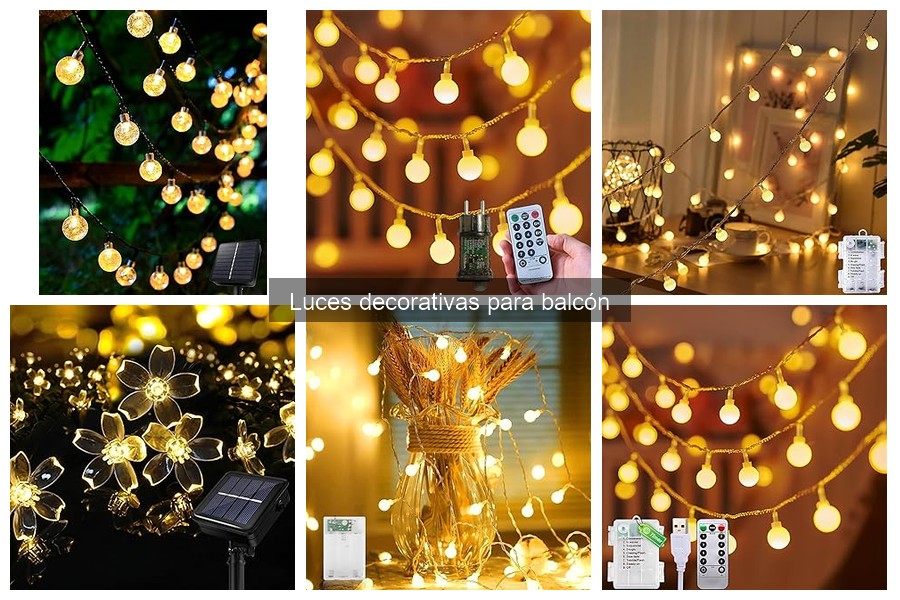 ** Soluciones a Problemas Comunes con Luces Decorativas en el Balcón
