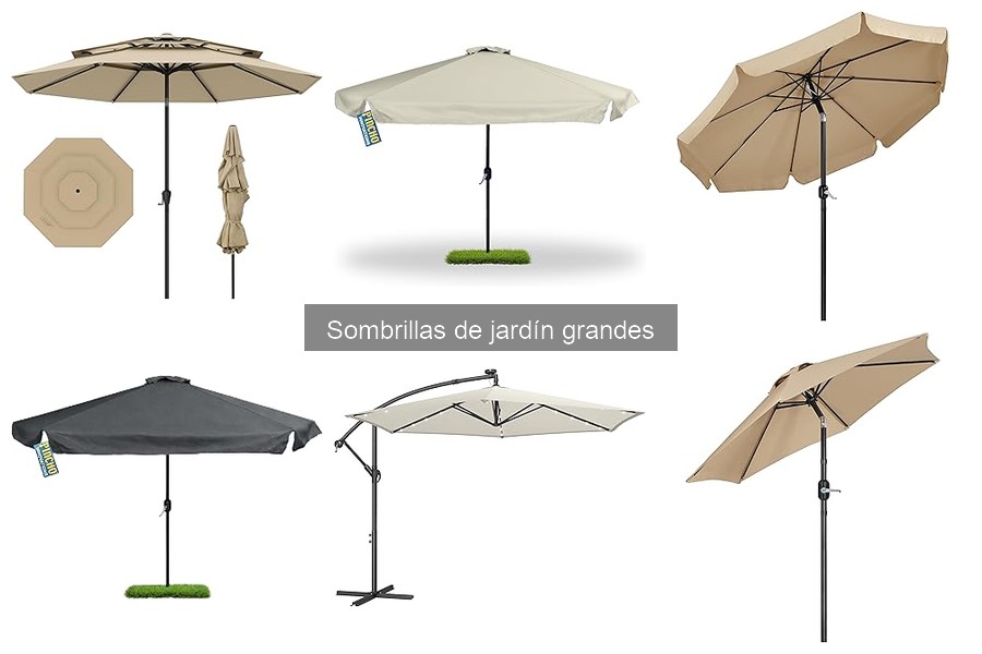 Sombrillas de jardín grandes para eventos: guía y recomendaciones