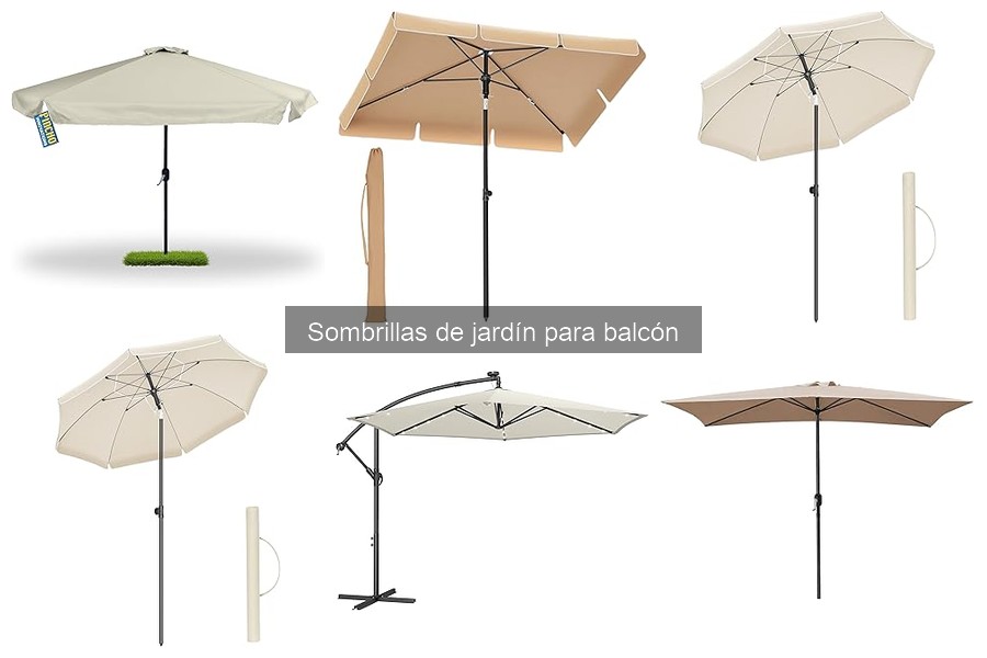 Sombrillas de jardín para balcón: ¿Qué son y cómo elegir?