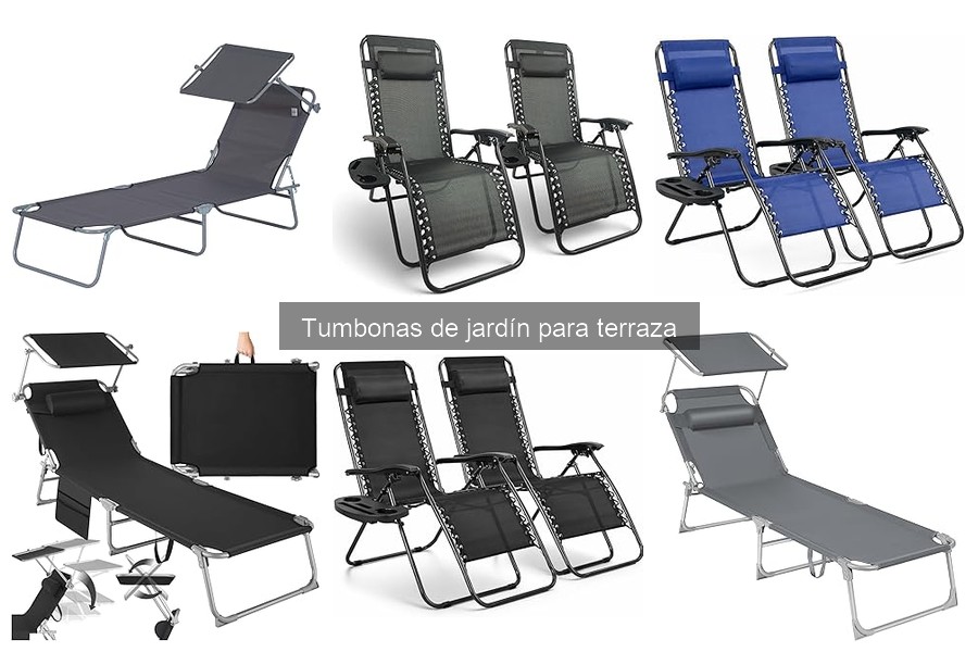 ¿Son adecuadas las tumbonas de jardín para el descanso diario?