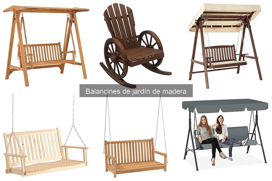¿Son seguros los balancines de jardín de madera para niños?