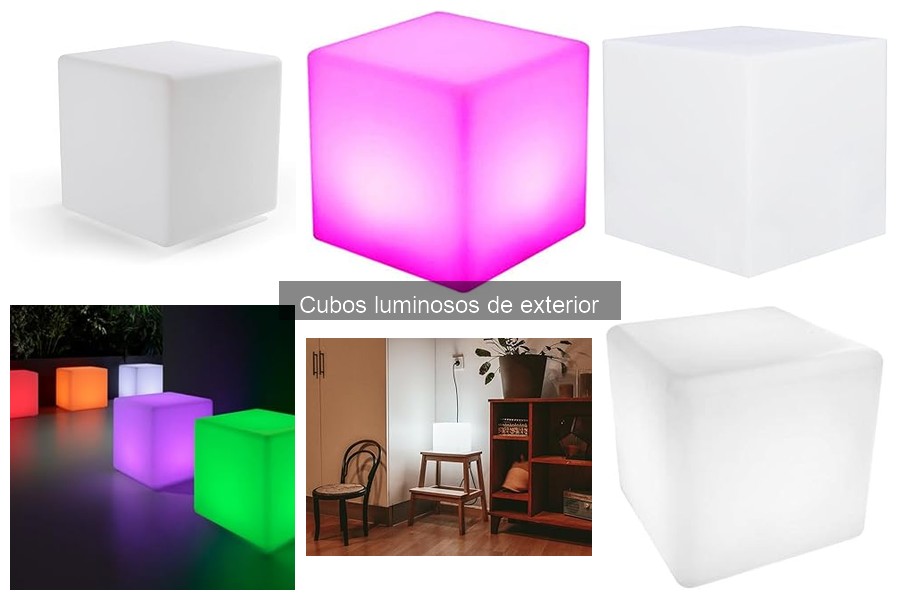 ¿Son seguros los cubos luminosos de exterior? Descúbrelo