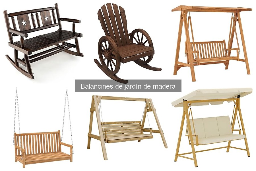Tendencias de diseño en balancines de jardín de madera