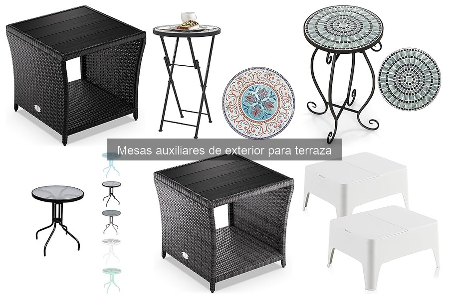 Tendencias en Mesas Auxiliares de Exterior para Tu Terraza