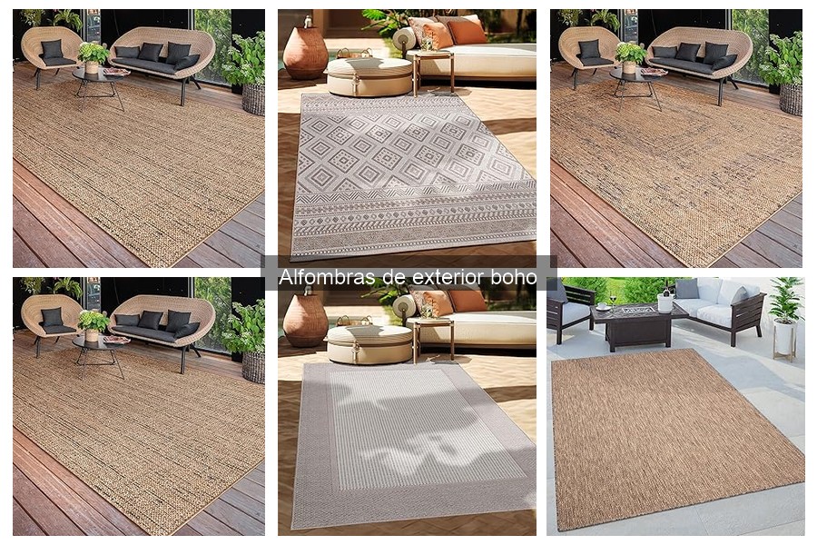 Tipos de alfombras de exterior: Guía de estilos y materiales