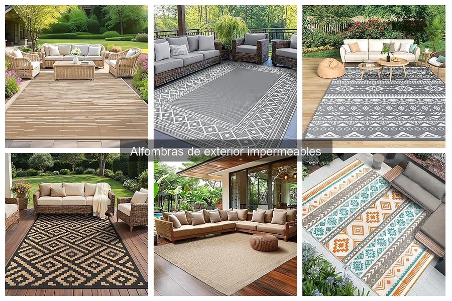 Tipos de alfombras de exterior impermeables para tus espacios