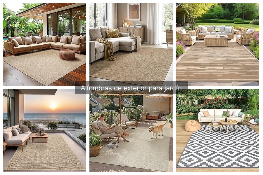 Tipos de alfombras de exterior para jardín: ¡Descubre las mejores!