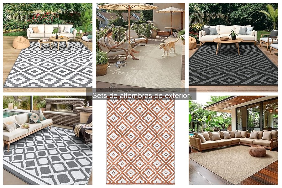 Tipos de alfombras de exterior para patio: guía completa