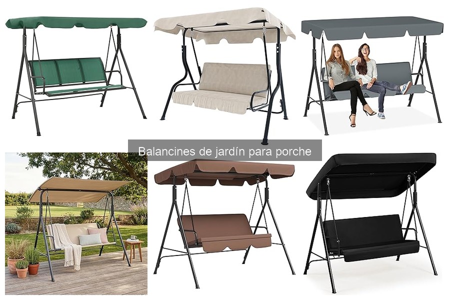 Tipos de balancines de jardín: opciones para tu porche