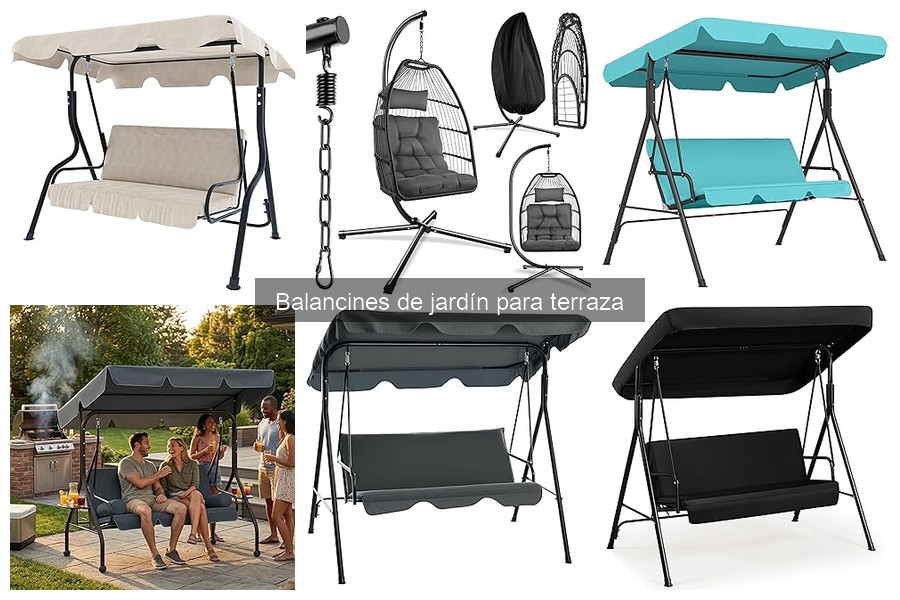 Tipos de balancines de jardín para terraza: Guía completa