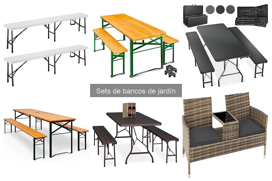 Tipos de bancos de jardín: materiales y estilos explicados