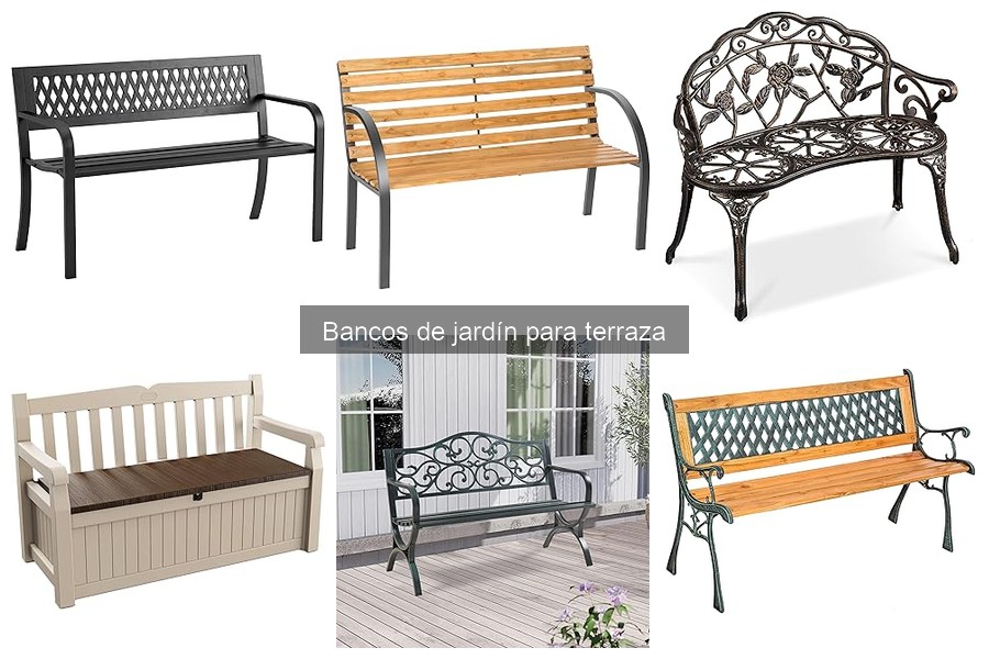 Tipos de bancos de jardín para terraza: guía práctica