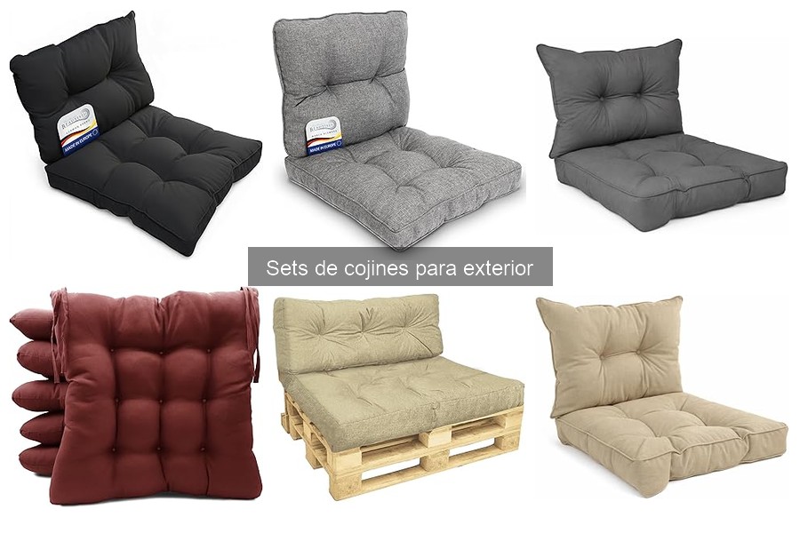 Tipos de cojines para exterior: Guía y recomendaciones
