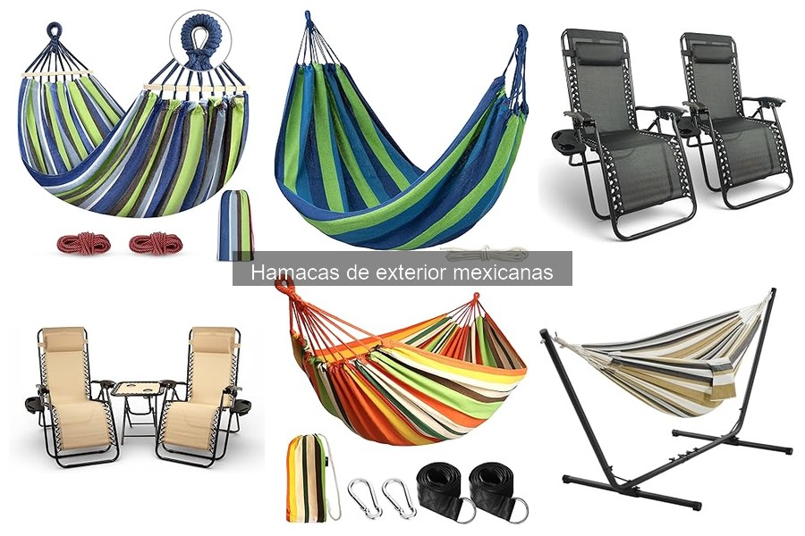 Tipos de hamacas de exterior mexicanas: guía completa