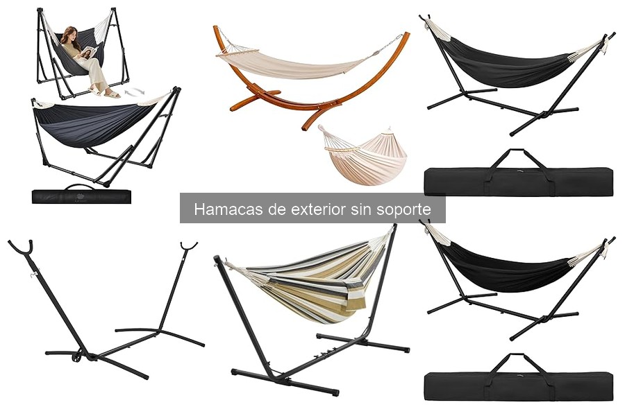 Tipos de hamacas de exterior sin soporte: ¡Descubre las opciones!