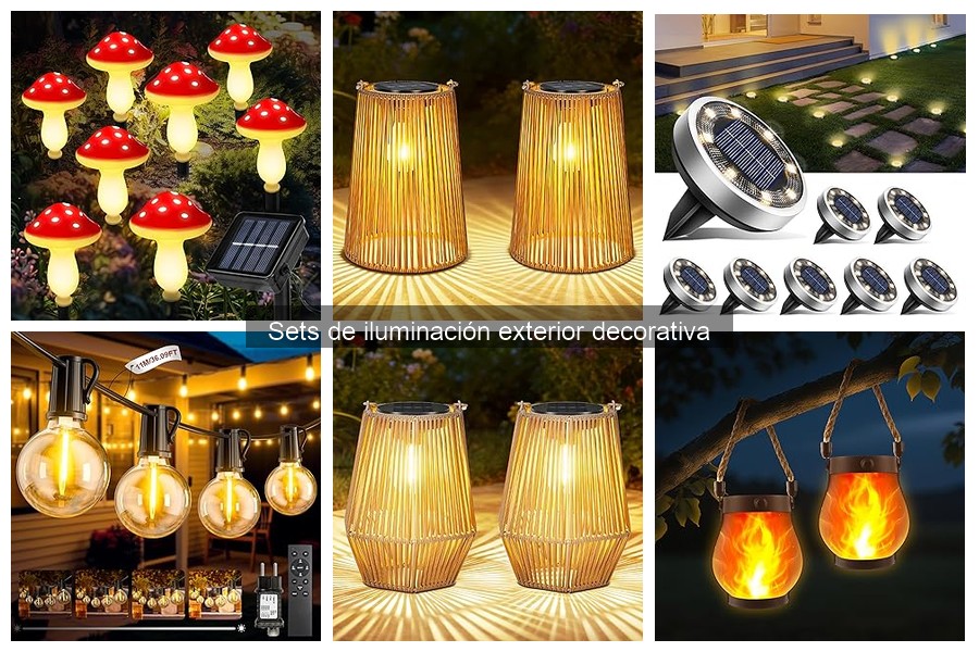 Tipos de iluminación decorativa para exteriores: guía completa