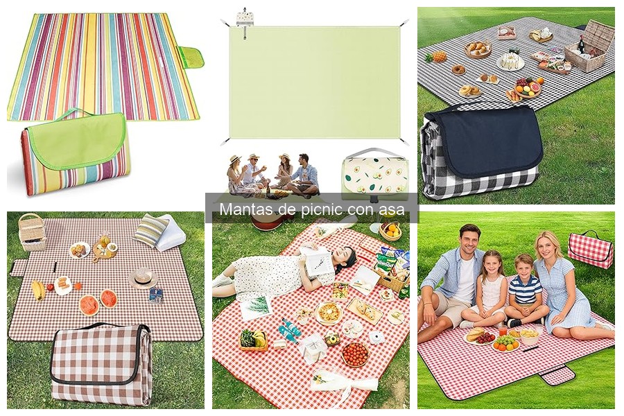 Tipos de mantas de picnic con asa: Guía completa
