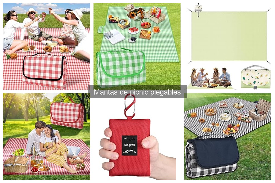 Tipos de mantas de picnic plegables: guía y comparación