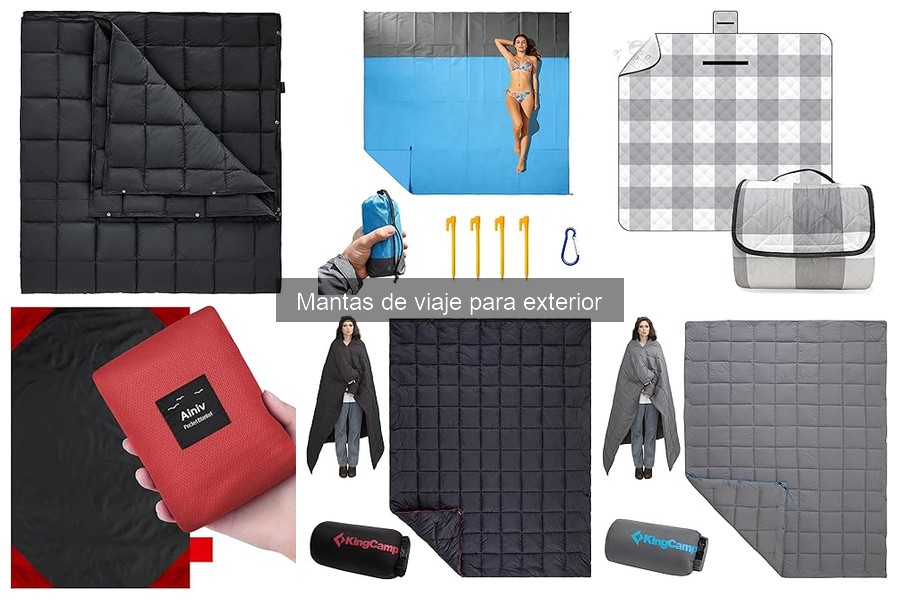 Tipos de mantas de viaje para exterior: Guía completa