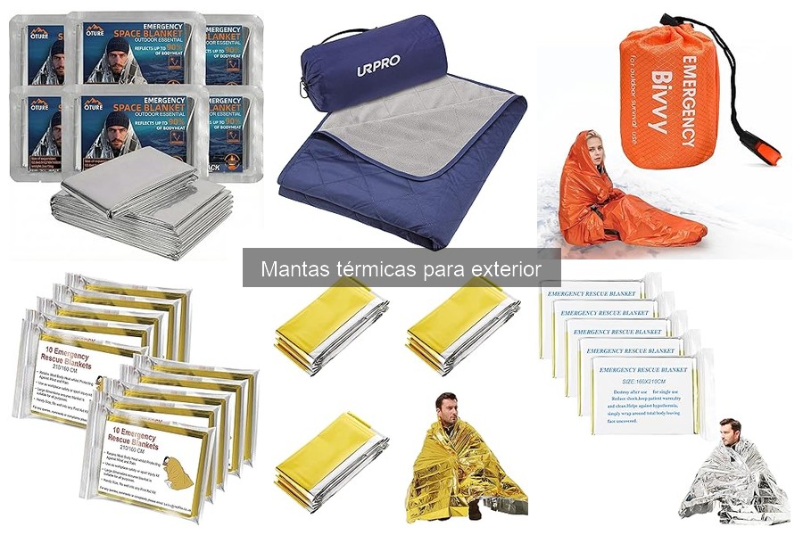 Tipos de mantas térmicas para exterior: guía completa