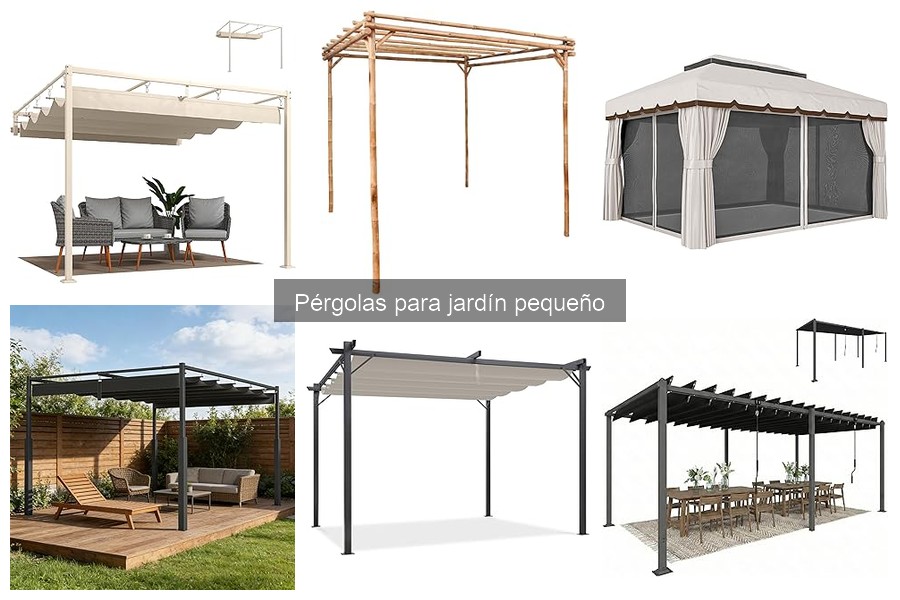 Tipos de pérgolas ideales para jardines pequeños
