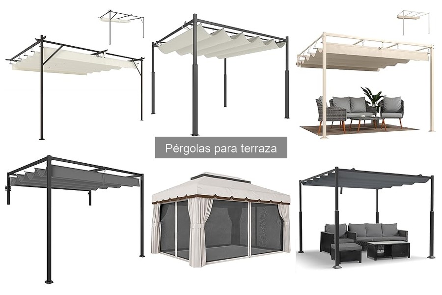 Tipos de pérgolas para terraza: fijas, retráctiles y más