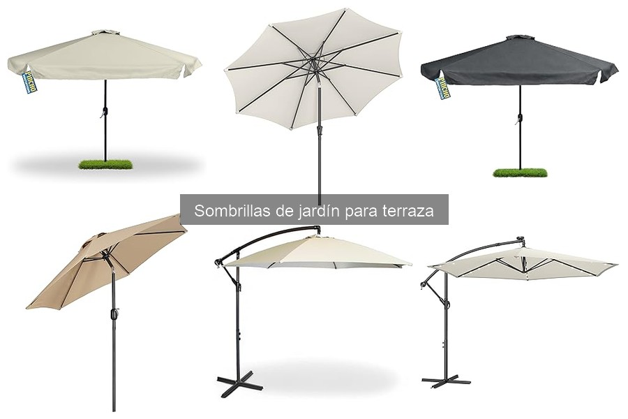 Tipos de sombrillas de jardín: Guía completa y recomendaciones