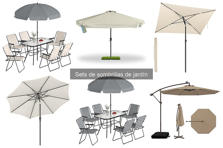 Tipos de sombrillas de jardín: guía para elegir la mejor