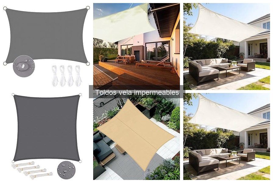 Tipos de toldos vela impermeables para tu hogar