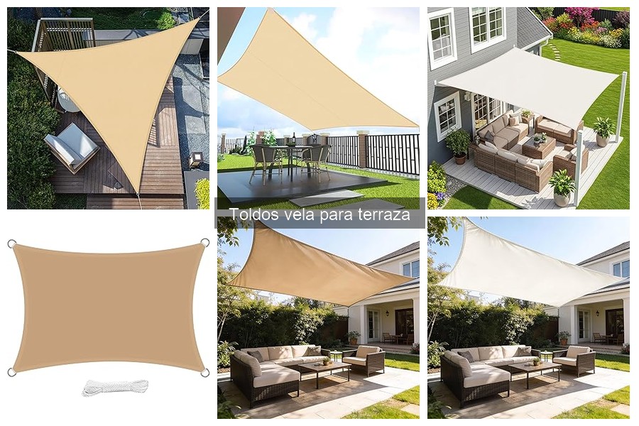 Tipos de toldos vela para terraza: guía completa