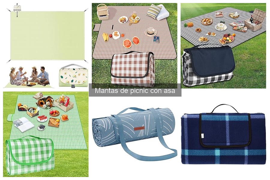 Tips para doblar y transportar mantas de picnic con asa