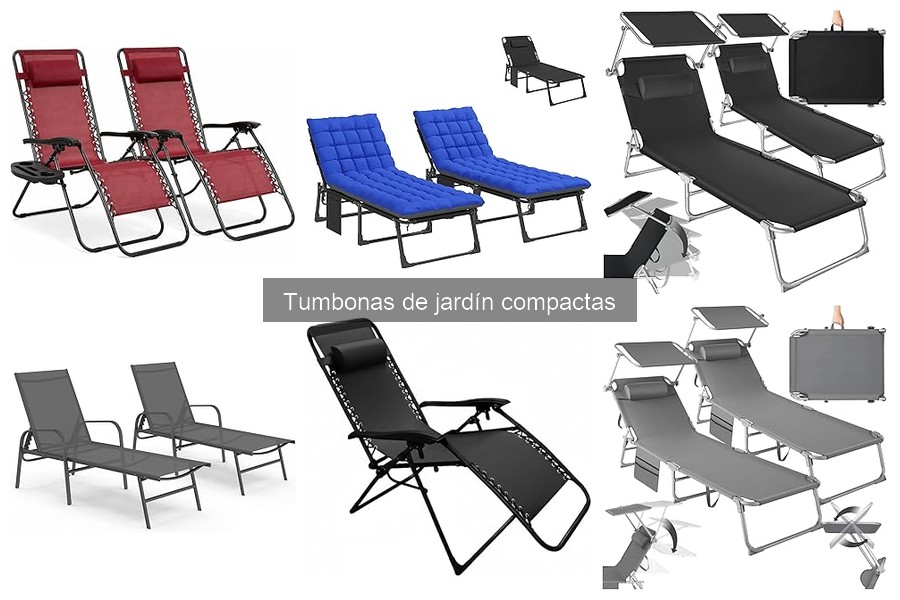 Tumbonas compactas para jardines pequeños: guía esencial