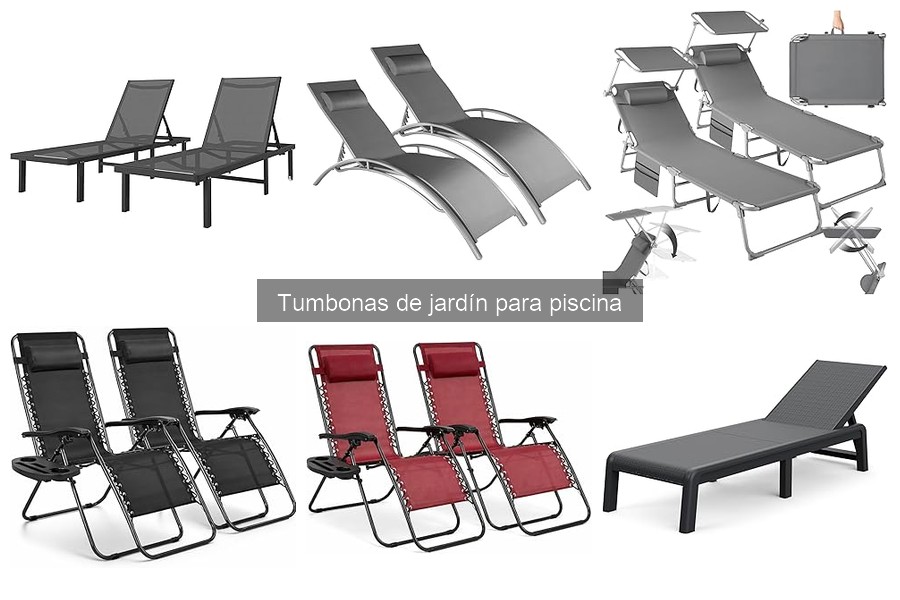Tumbonas de jardín perfectas para espacios pequeños