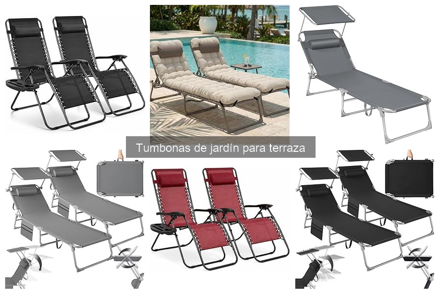 Tumbonas de jardín seguras para familias con niños