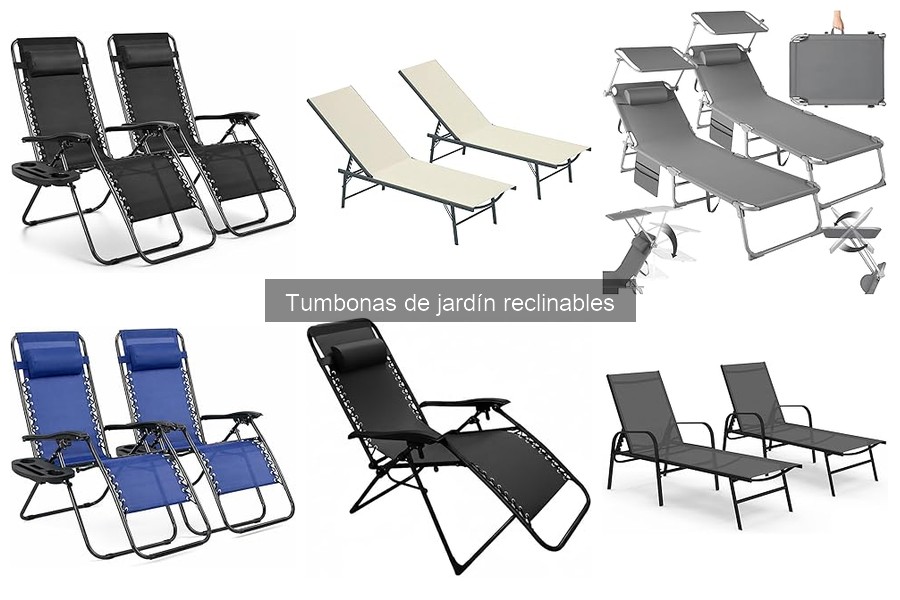Tumbonas reclinables: eficacia en espacios pequeños