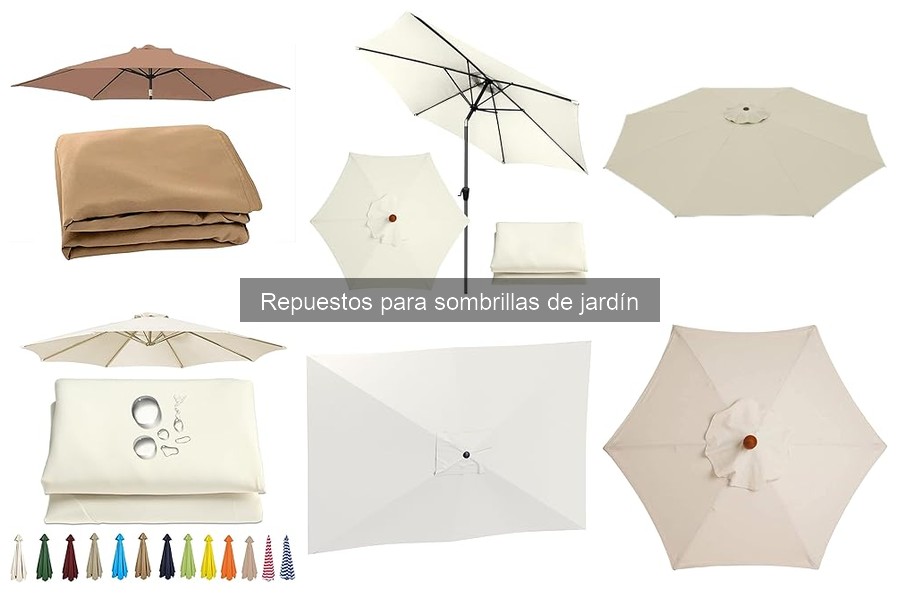 Tutorial fácil para instalar repuestos en sombrillas de jardín