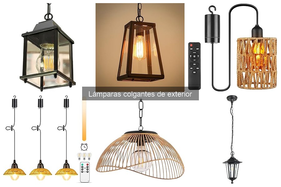 Ventajas de Lámparas Colgantes de Exterior para Patios y Jardines