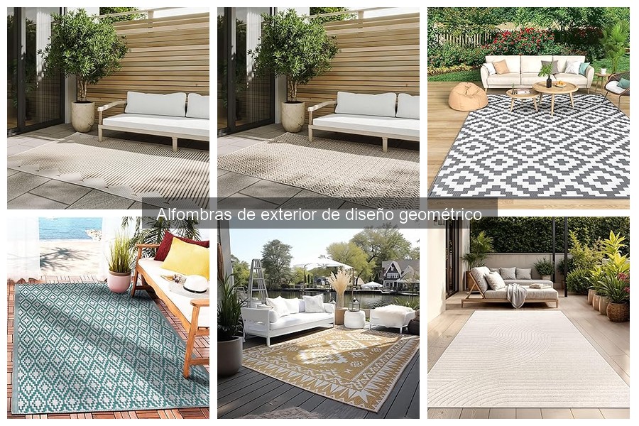Ventajas de las alfombras de exterior de diseño geométrico
