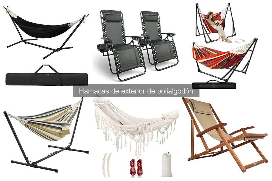 Ventajas de las hamacas de polialgodón para exteriores