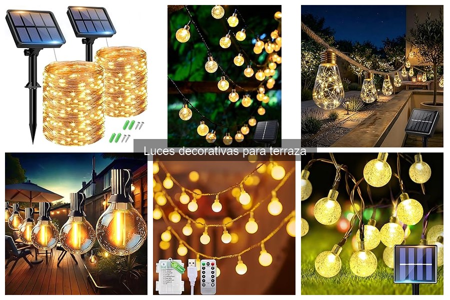 Ventajas de las luces decorativas en la terraza para tu hogar
