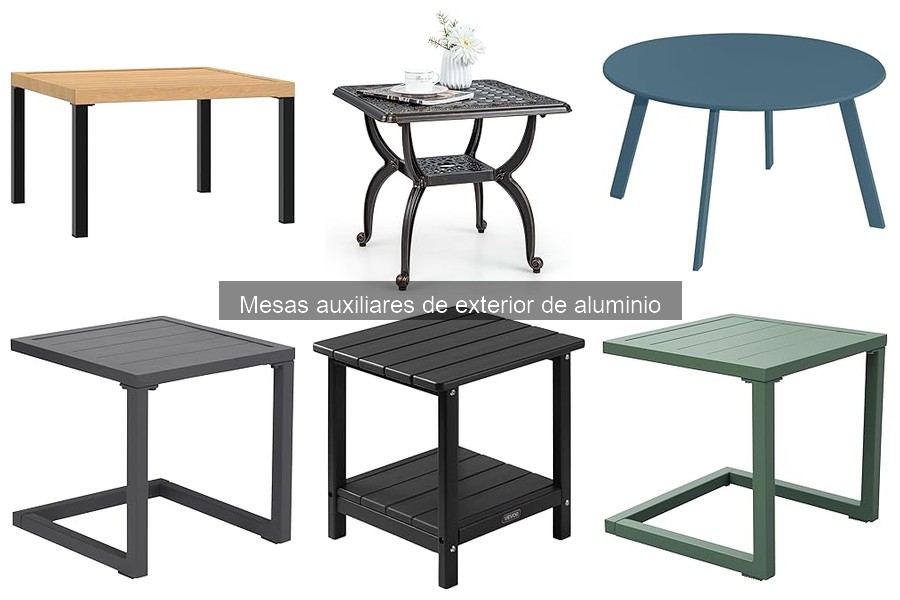 Ventajas de las mesas auxiliares de aluminio para exterior