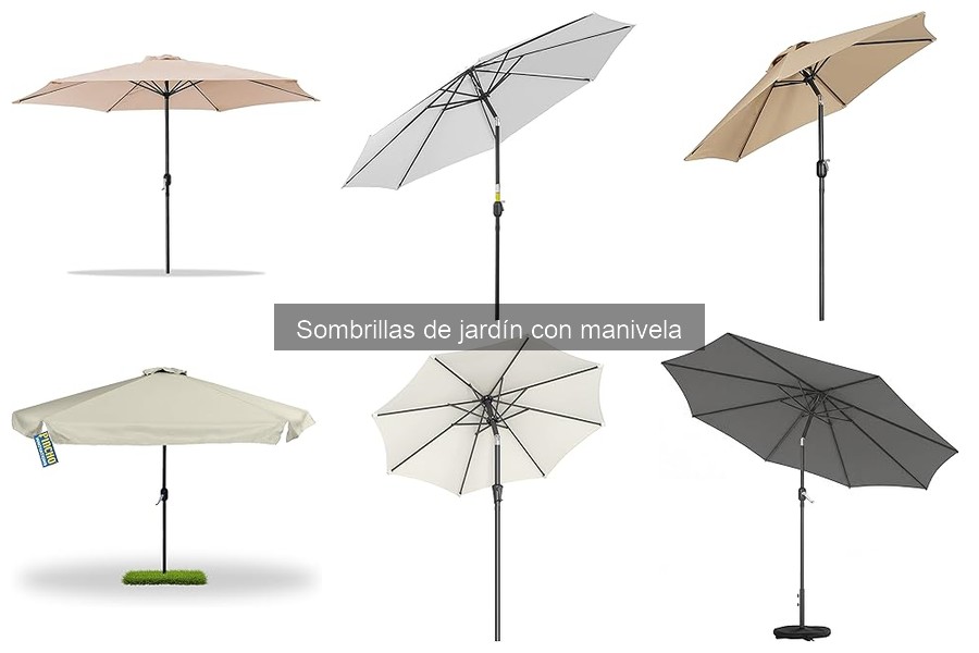 Ventajas de las sombrillas de jardín con manivela