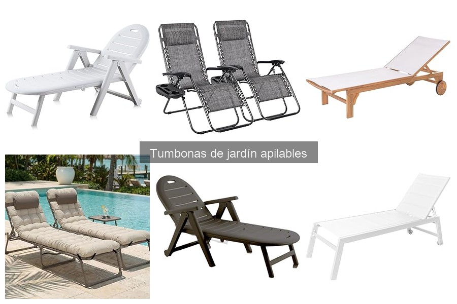 Ventajas de las tumbonas de jardín apilables