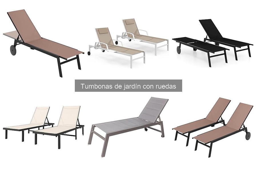 Ventajas de las tumbonas de jardín con ruedas para tu comodidad