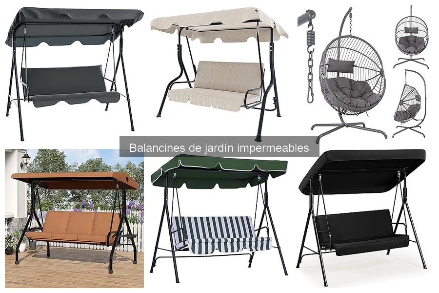 Ventajas de los balancines de jardín impermeables
