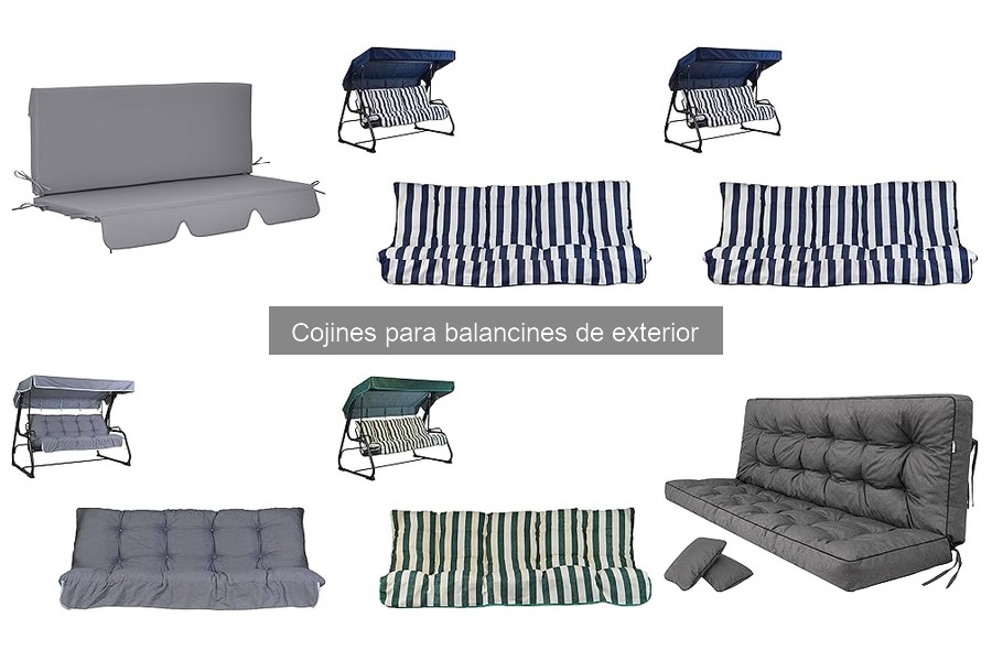 Ventajas de los cojines para balancines de exterior